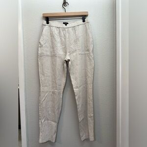 THEORY Northsound Linen Blend Pants Size 6